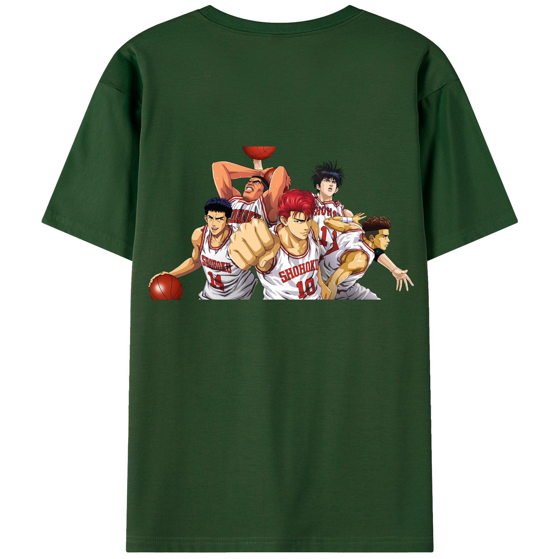 （画像用） SLAM DUNK／スラムダンク 綿100％半袖Tシャツ（背面プリント）